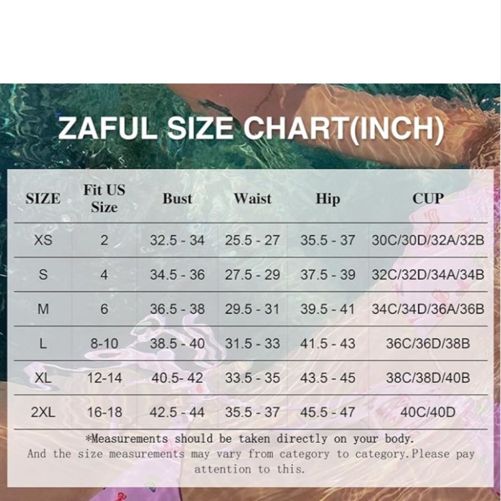 ZAFUL Bandeau O Ring Strapless Tie Back High Cut Two Piece Swimsuuit Size 6 NWT - Picture 6 of 8